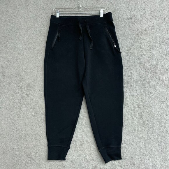 Kirkland Signature Women's M Scuba Jogger Pants With Zipper Pockets Black - Picture 5 of 12